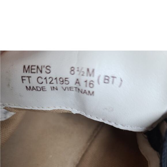 Cole Haan Black Leather Canvas Vartan Sport Lace Up Sneakers Shoes 8 1/2 M - Picture 6 of 6